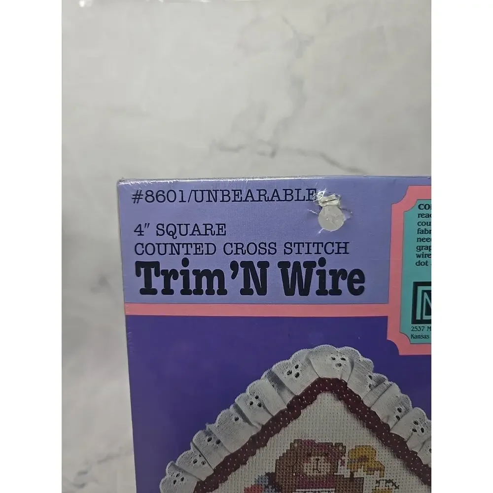 Designs For The Needle Trim 'N Wire Counted Cross Stitch Kit Unbearable